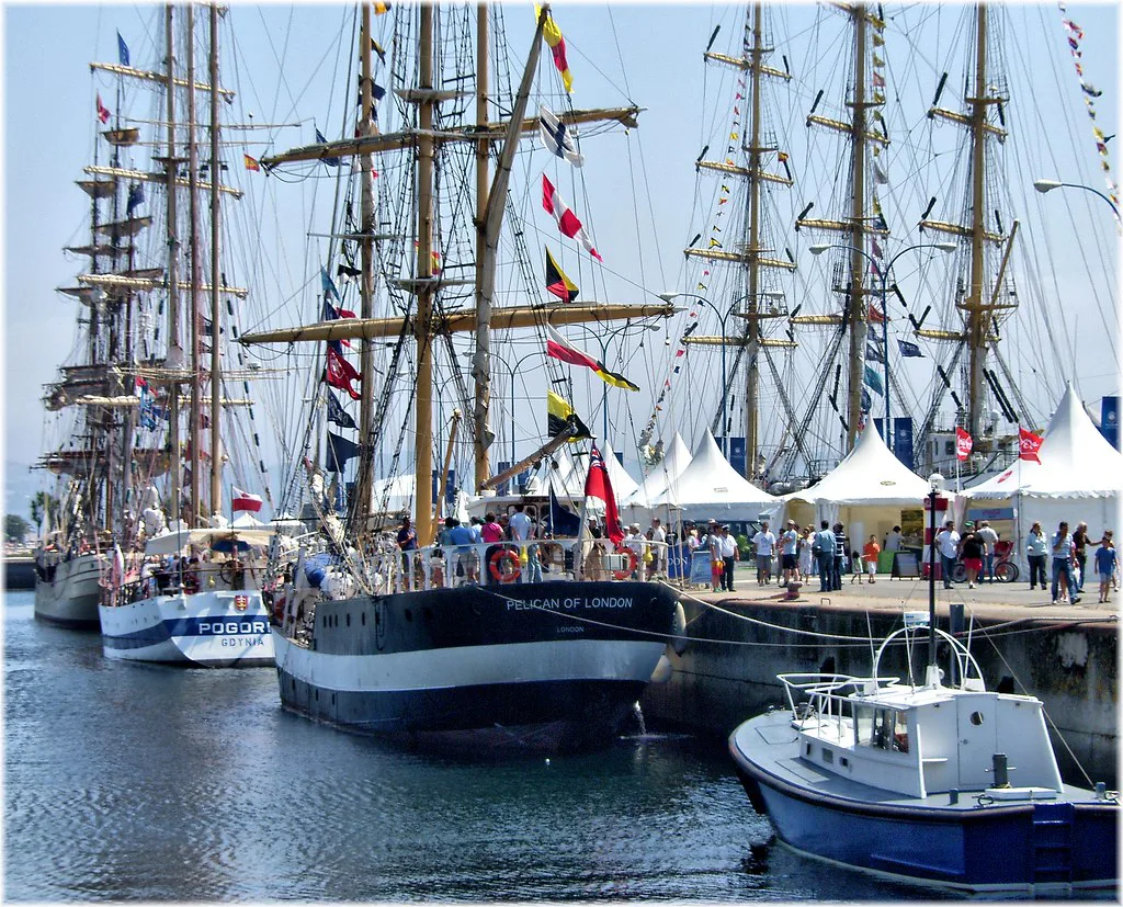 The Pelican of London en la Tall Ships Race-Coruña, Liverpool