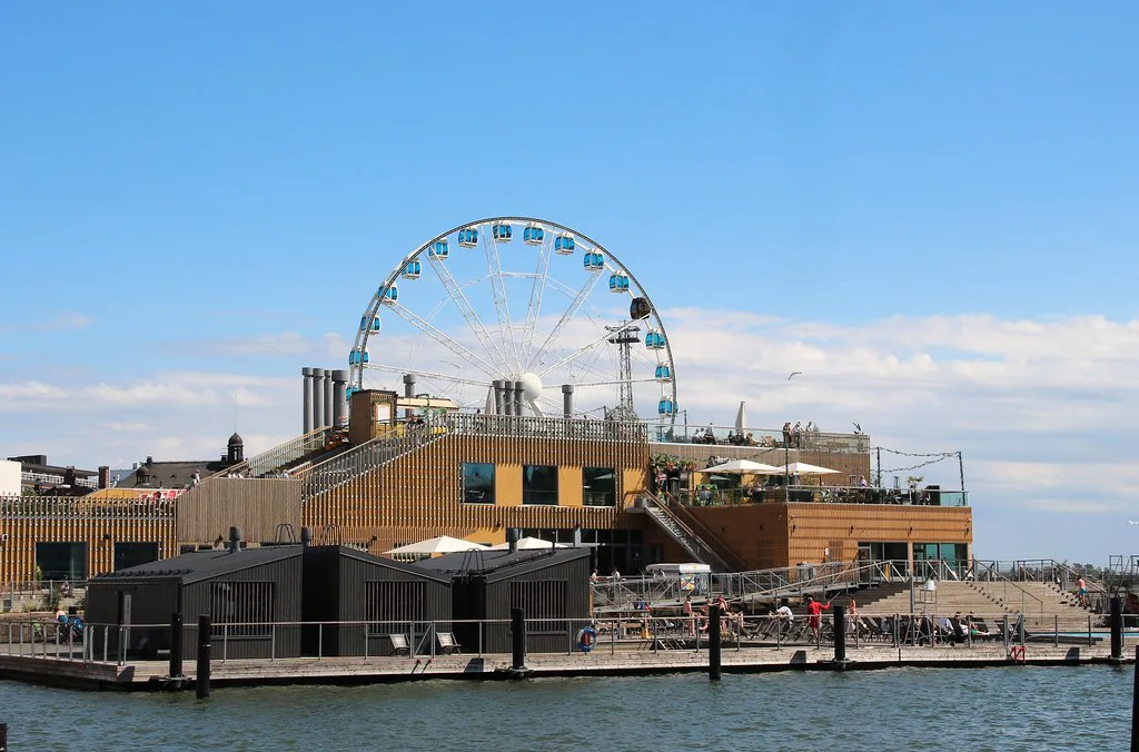Sky Wheel Helsinki and Sea Pool