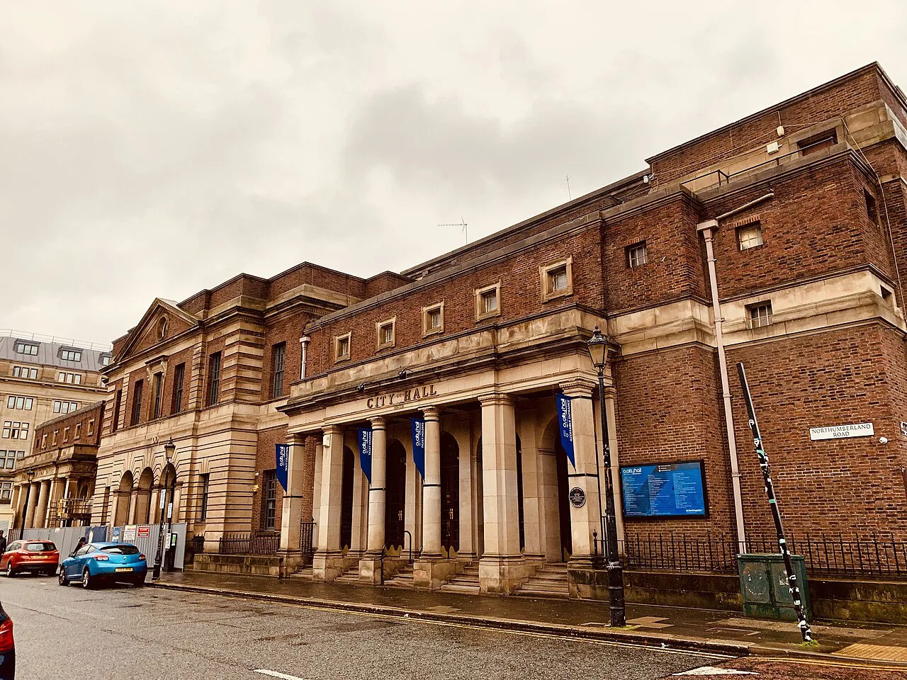 Newcastle City Hall, With Northumberland Baths Adjoining