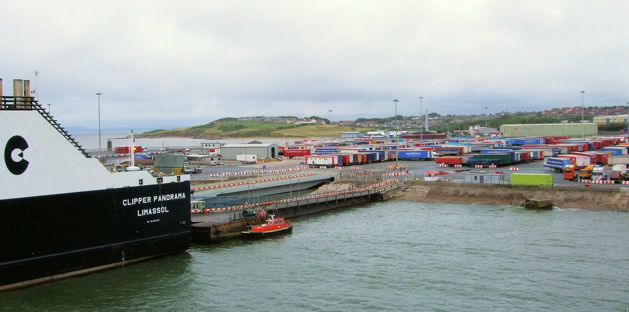 Heysham Harbour, Lancashire, Belfast