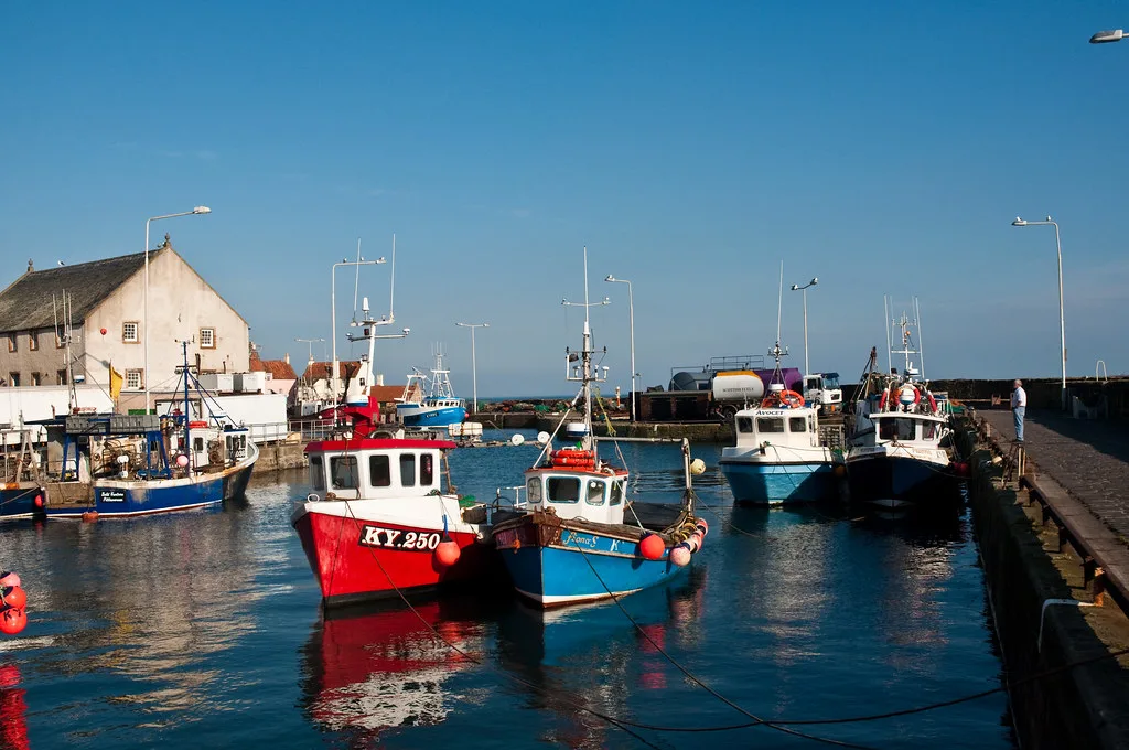 Pittenweem Harbour, Fife, Scotland, 28 Sept