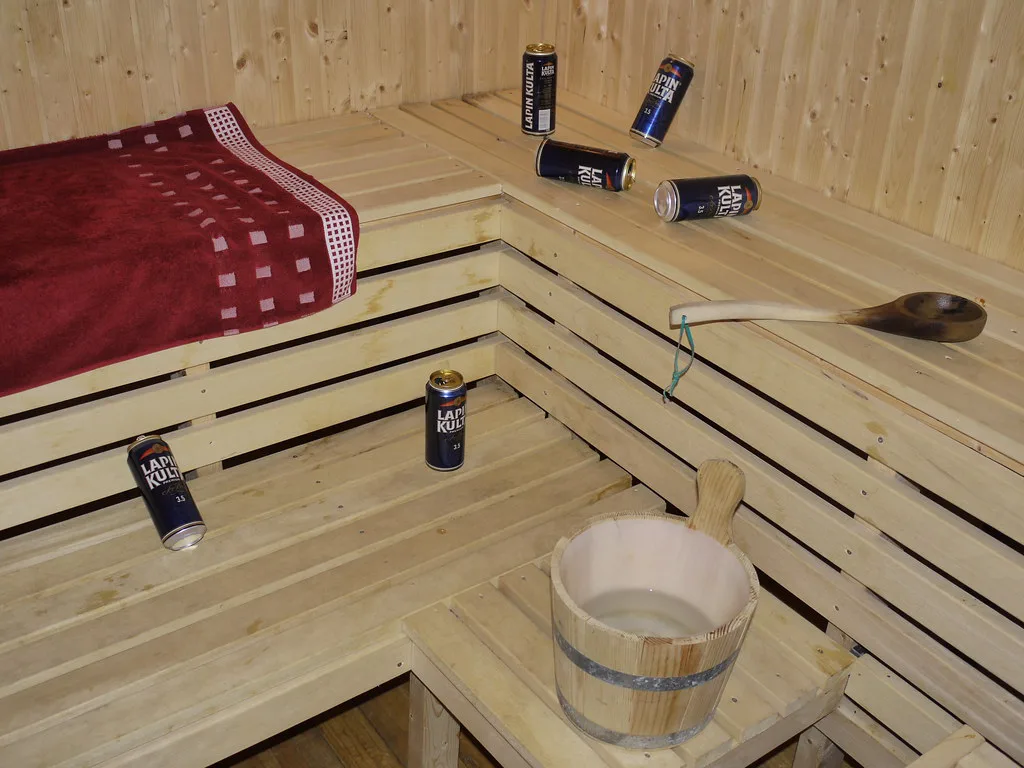 Sauna, after use, Sweden