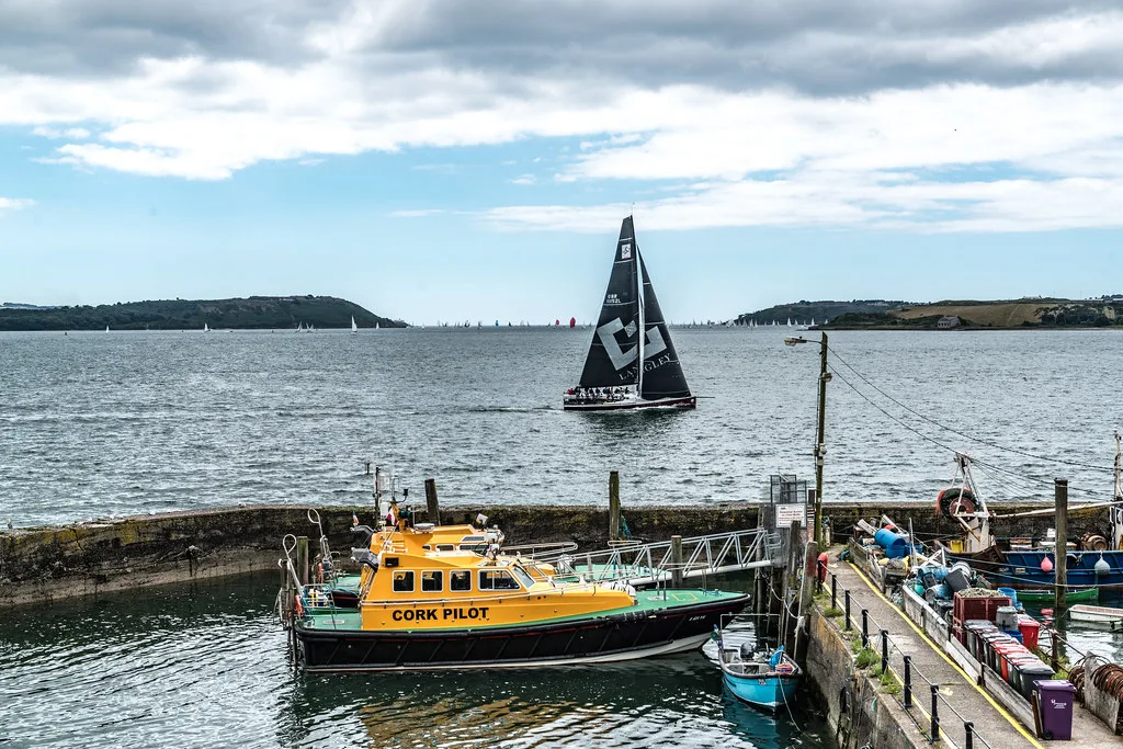 SAILING AND BOATS IN CORK HARBOUR [PHOTOGRAPHED FROM COBH], United Kingdom
